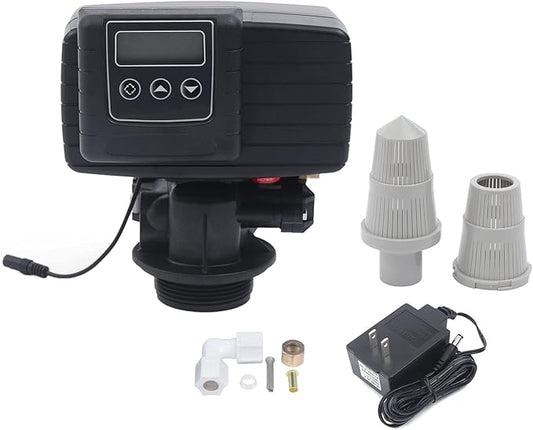 5600XSTST Time Type Water Softener Control Valve Digital Metered, Digital Control Valve for Water Softeners Automatic | 110V 3W