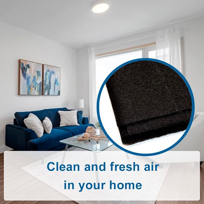 HQRP 2-Pack Carbon Filter Compatible with Honeywell HPA300, 50100, 50150, 50250-S, 17000-S, 50255, 50300, 51360, 51376, 51500, 51771 models