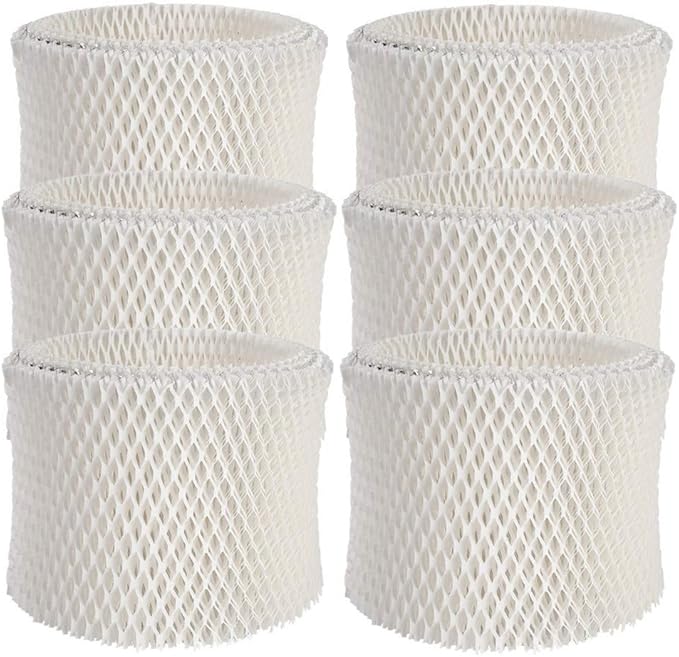 6-Pack Humidifier Wicking Filters Replacement Compatible for Honeywell HAC-504, HAC-504AW, HCM-350, HCM-300T, HCM-600, HCM-710, HCM-315T Series Humidifiers