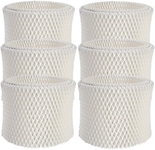 6-Pack Humidifier Wicking Filters Replacement Compatible for Honeywell HAC-504, HAC-504AW, HCM-350, HCM-300T, HCM-600, HCM-710, HCM-315T Series Humidifiers