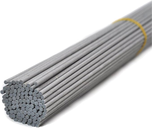 100 Pieces Fiber Reed Diffuser Replacement Refill Sticks (12" x 3mm, Gray)