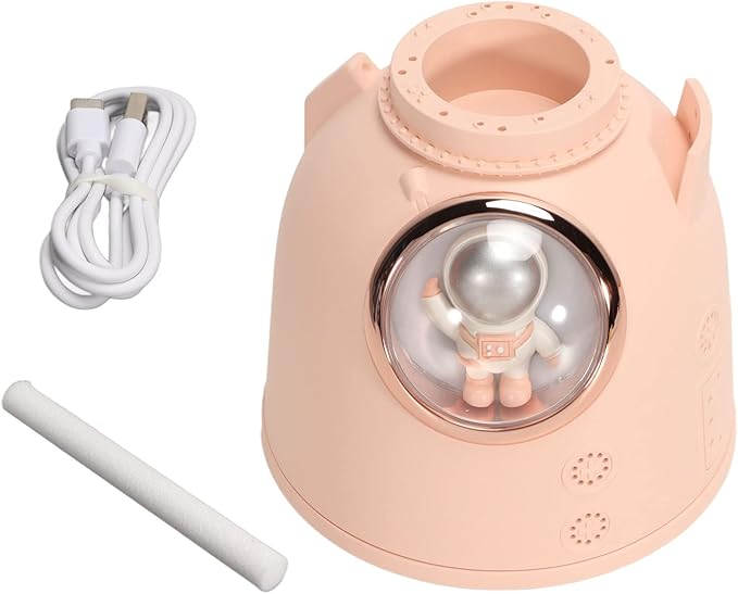 Mini Humidifier, Cute Humidifier for Bedroom, Car Humidifier, 2 Mist Modes, Super Quiet, Personal Desktop Humidifier for Office, Car, Baby Room(Pinks)