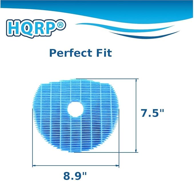 HQRP 2-Pack Humidifying Filter Compatible with Sharp KC-C70U, KC-C100U, KC-C150U, KC850U, KC860U Humidifier, FZC100MFU Replacement