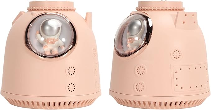 Mini Humidifier, Cute Humidifier for Bedroom, Car Humidifier, 2 Mist Modes, Super Quiet, Personal Desktop Humidifier for Office, Car, Baby Room(Pinks)