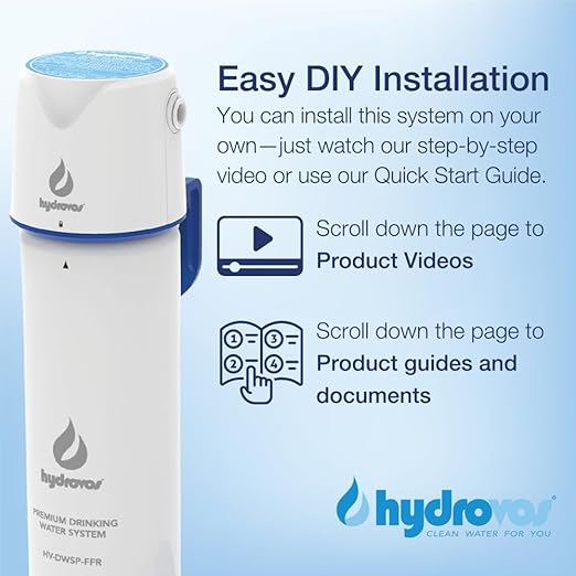 DWSP Premium Microplastic Water Filter, NSF 401/53/42 Certified Under Sink Drinking Water Filtration System, Direct Connect Kitchen/Bathroom Sink, Reduces PFOA, PFOS, Lead, Cysts, Asbestos, Chlorine