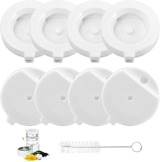 Dog Water Dispenser Filter Replacement, 8PCS Pet Water Fountain Filters For 3.6L/4.6L/6L/8L Automatic Pet Waterer, Feeder Filter for Cat and Dog
