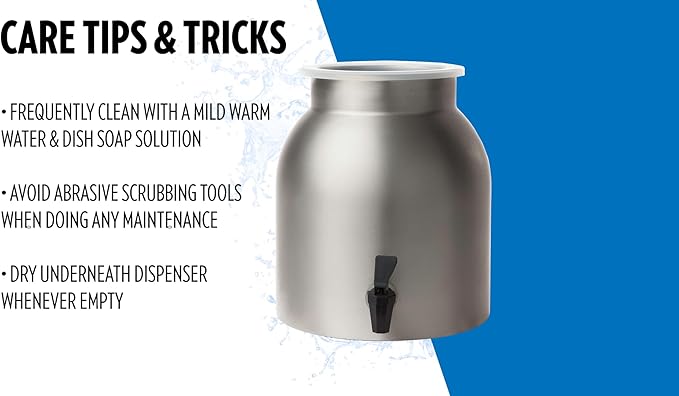 New Wave Enviro Stainless Steel Water Dispenser, 2.2-Gallon(single)