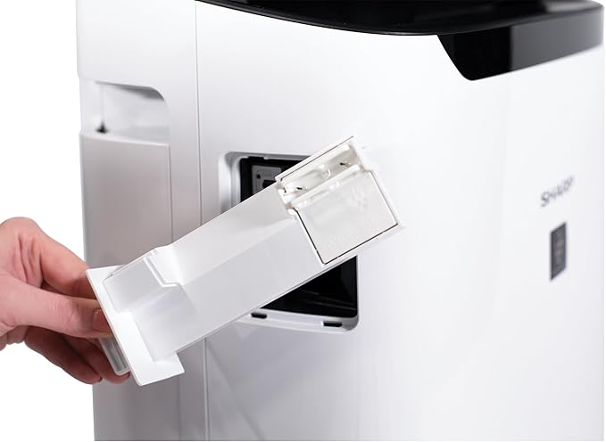 SHARP Smart Air Purifier for XL Rooms – Covers up to 2,430 sqft in one hour, Compatible w/Alexa, True HEPA Filter Air Purifier for Living Room, Dust, Smoke, Pollen - FXJ80UW