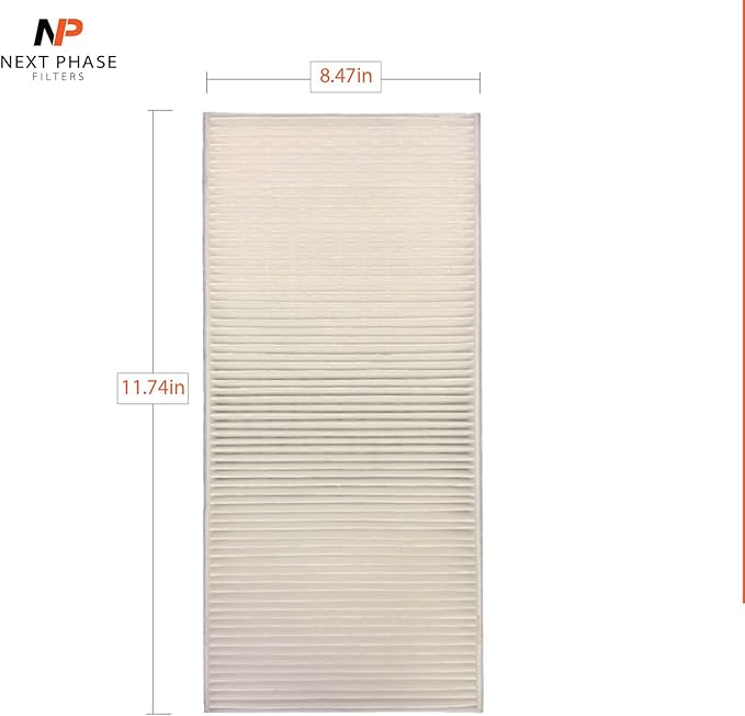 Cabin Air Filter Replacement - Pack of 1 - Made in USA - Compatible with 2017-2022 Alfa Romeo Giulia 2.0L, 2.9L and 2018-2022 Stelvio 2.0L, 2.9L - Replaces O.E. 68320112AA