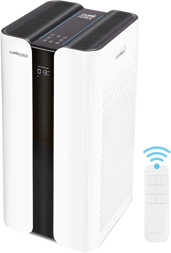 CleanForce Extra large Air Purifier for home large room, covers 4000 ft², H13 True HEPA Filter, Filters 99.97% Dust, Smoke, Odor, Pollen, VOCs, Commercial Air Cleaner for office, classroom | MEGA1000