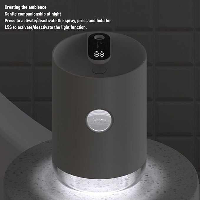 TOPINCN Humidifiers for Bedroom with Night Light Quiet Large Mist Volume Air Humidifier Cool Mist Diffuser for Desktop Car