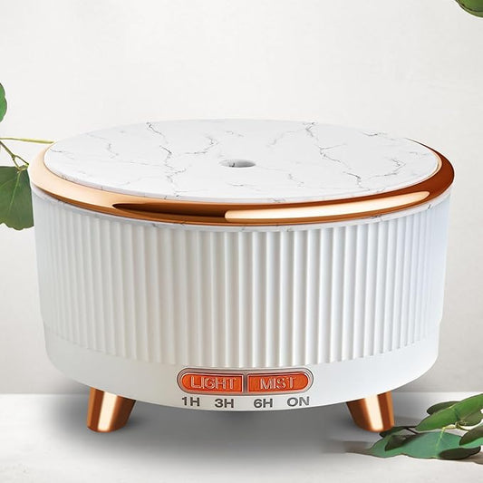 Essential Oil Diffusers for Home 500ml,Aromatherapy Diffusers for Essential Oils Large Room with 7 Colors Lights & 3 Mist Mode Waterless Auto Off,Cool Mist Humidifiers for Decor，White