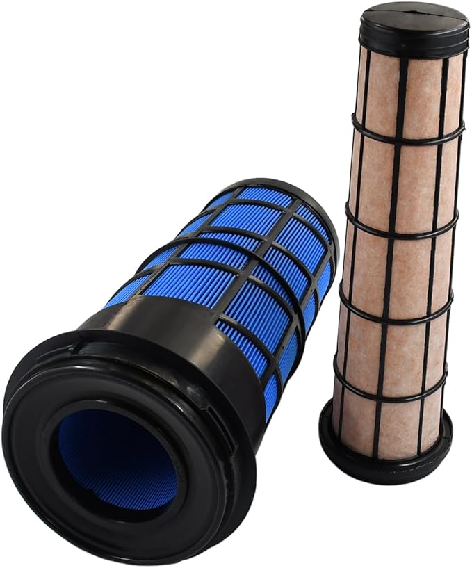 RE282287 RE282286 Inner Outer Air Filter Kit Compatible with John Deere Loader 318D 319D 320D 323D Tractor 5045D 5045E 5050E 5055E 5060E 5065E 5075E 5075EF