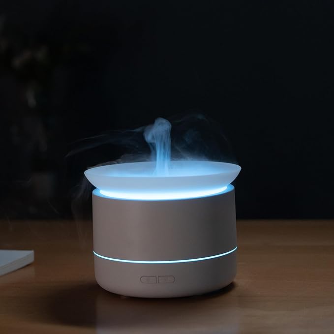 200ML Tabletop Fountain, Atomizing Desktop Fountain & Clouds Mist Essential Oil Diffusers, Aroma Air Aromatherapy Diffuser, Cool Mist Humidifiers, Zen Meditation Illuminated Indoor Relaxation