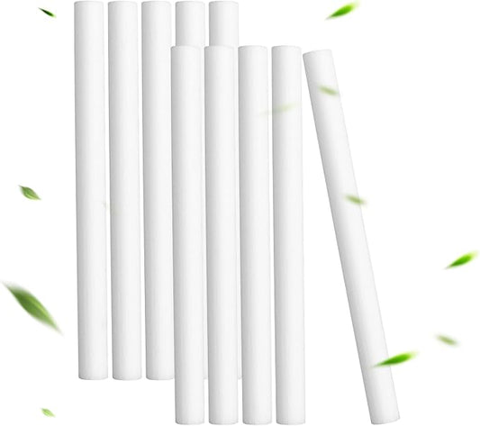 10 Pieces Humidifier Sticks Filter，Replacement Wick Humidifiers Filter Sticks, Humidifier Sticks Cotton Filter Refill Sticks Filter Replacement Parts for KARFUN 350ml Mini Humidifier