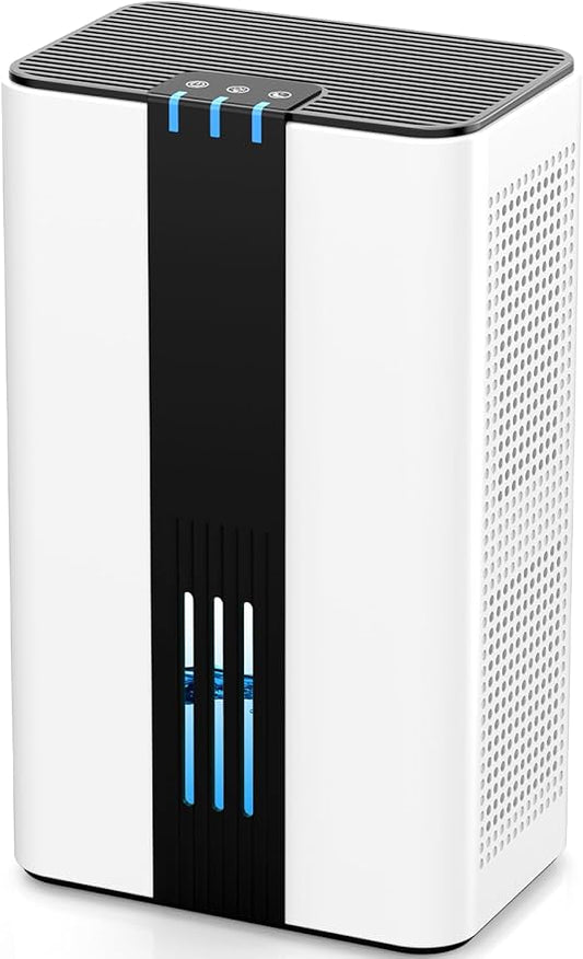 Dehumidifier, COLAZE Dehumidifiers for Home (850 Sq.Ft), 86OZ Water Tank Dehumidifier for Basement Bedroom Bathroom RV Closet, Dehumidifiers with 2 Working Modes, Timer, Auto Shut Off, 7 Colors Light