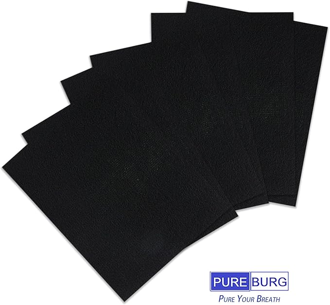 PUREBURG D3 Replacement Filter Set Compatible with Winix D360 Air Purifier 1712-0101-02,H13 HEPA + 6 x Activated Carbon Pre-Filters,Air Clean Dust VOCs
