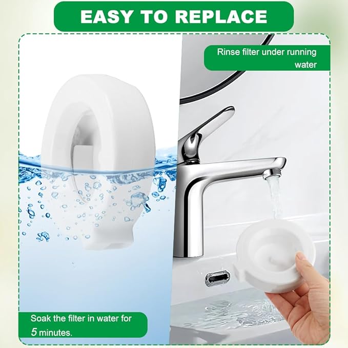 Dog Water Dispenser Filter Replacement, 8PCS Pet Water Fountain Filters For 3.6L/4.6L/6L/8L Automatic Pet Waterer, Feeder Filter for Cat and Dog