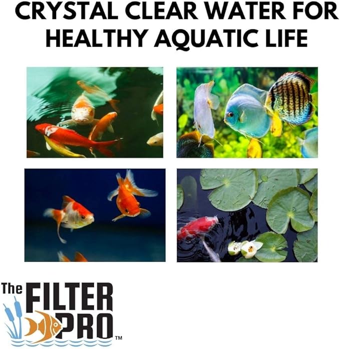 Green Coarse Filter Media, 2" Thick, 24" x 56" Roll, Perfect for Aquariums, Ponds or Water Gardens, Made in USA