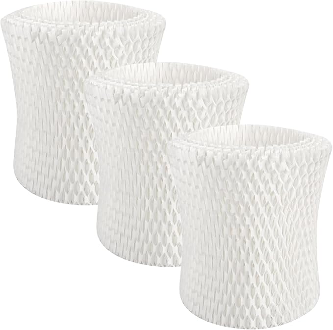 Humidifier Filters Replacement Wicks - Compatible with Canopy Bedside and Nursery Humidifiers - Made with Wood Pulp, Paper Filter - Pack of 3 Filters