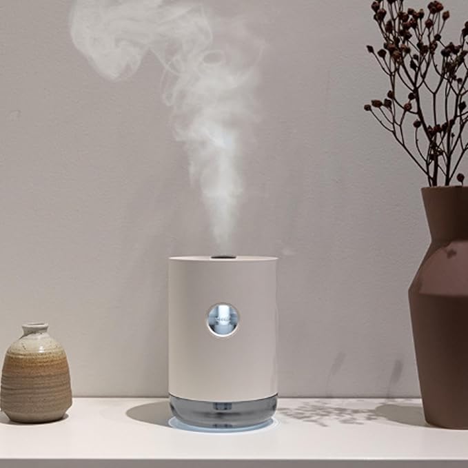 TOPINCN Humidifiers for Bedroom with Night Light Quiet Large Mist Volume Air Humidifier Cool Mist Diffuser for Desktop Car