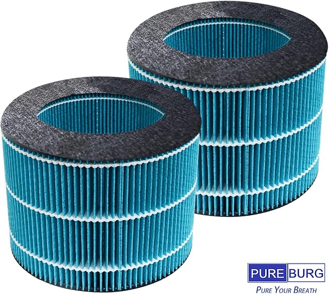 PUREBURG Replacement Humidifier Filter Compatible with VEVOR CF-6318 Evaporative Humidifiers 3L Evaporation Mat,2-Pack