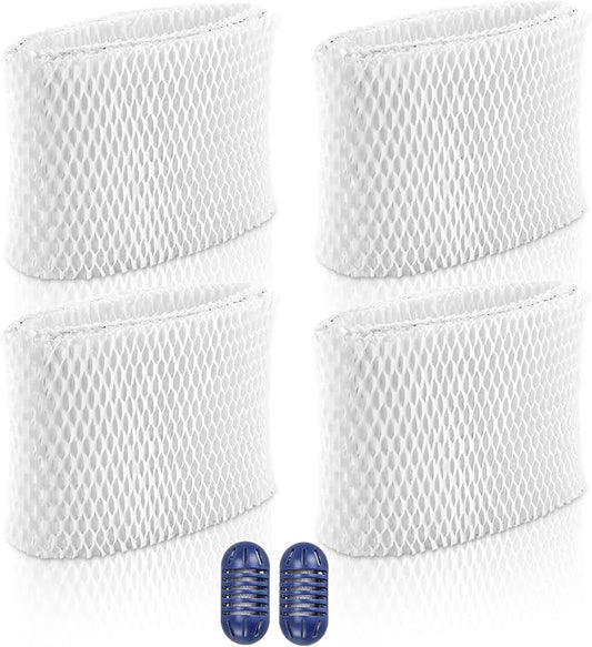 TOMOON WF2 Humidifier Filter Replacement for Vic.ks V3500 V3100 V3900 V3700 VEV320 Ka z 3020 & Re-Lion WA-8D Cool Mist Humidifiers,Pack of 4