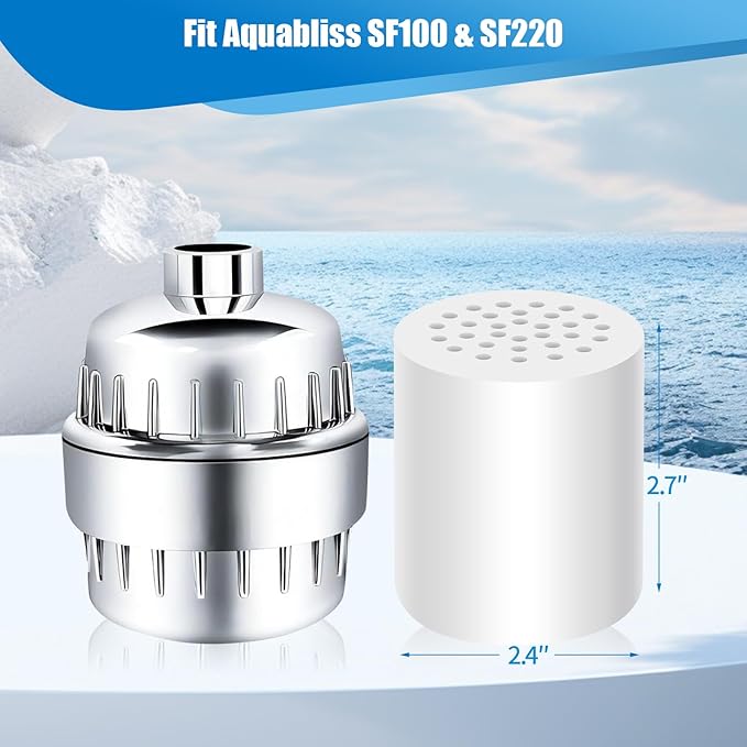 4 Pack 20 Stage Shower Filter Cartridge Replacement (No Housing),Universally Compatible With Any Similar Design,Shower Filter For Hard Water Shower,home water purification accessories