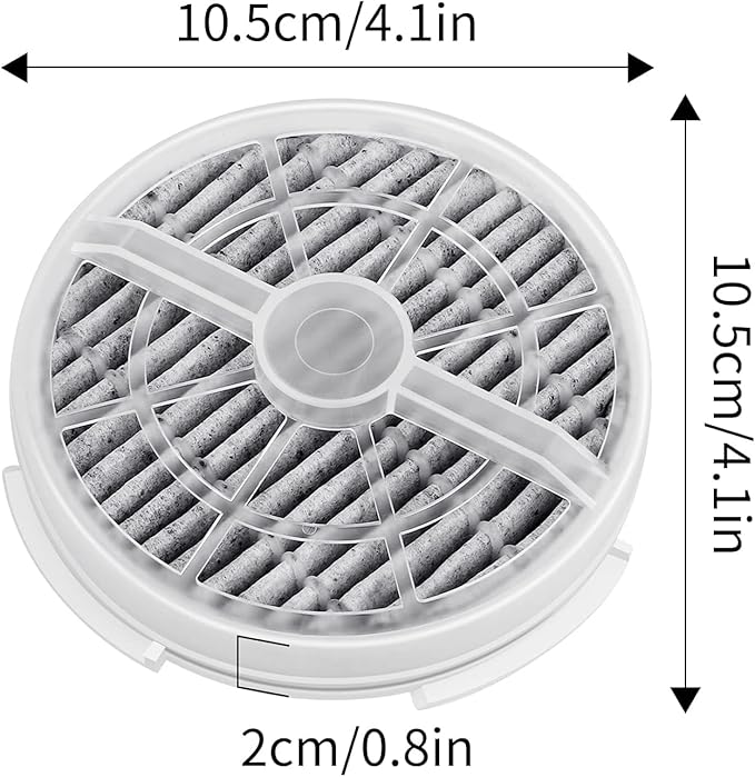 KEEPOW HEPA Filter Replacement Compatible with Frida Baby Air Purifier 3 in 1, RIGOGLIOSO Air Purifier GL2103, JINPUS GL-2103, LTLKY 900S, 6 Pack