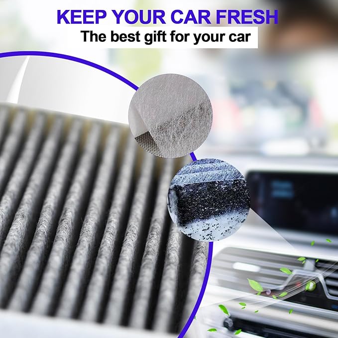 Cabin Air Filter for AVALON CAMRY COROLLA/PRIUS/PRIUS PRIME RAV4 ES350 RX350 RX350L RX450H RX450HL CX-9 Replace 87139-0E040 TK48-61-J6X