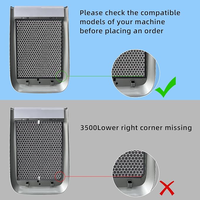 10-Pack Amboseli Replacement Filters Compatible AD3000 Air Purifi-er, 3000,3000M, 3000Pro Air Purifi-er,2 air filter, 2 Activated Carbn and 6 Extra Carbn Pre-Filters