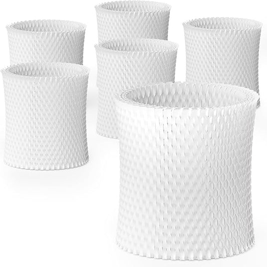 Leemone 6-Pack Bedside Humidifier Filter Replacement Compatible with Canopy Bedside & Nursery Humidifiers, Made with Wood Pulp & Paper Filter, Humidifier Wicking Filter Lasts Up to 6 Weeks