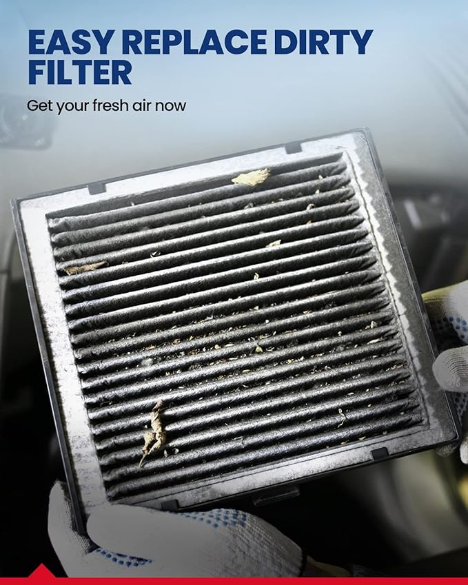 KAX CF9846A Cabin Air Filter, Replacement for 4Runner 2003-2009 Prius 2001-2009 Sienna 2004-2009 FJ Cruiser, Outback, Galant, Legacy Cabin Filter with Activated Carbon