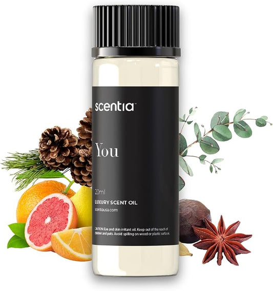 Fierce-Inspired Diffuser Oil - Scentia You Fragrance Oil Perfume Dupe - 20mL, 0.67 Fl oz Diﬀusers and Humidifiers - A and F Inspired Essential Scented Oil - Best for Aromatherapy, Mothers Day Gift