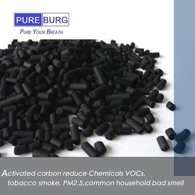 PUREBURG Replacement Filter Compatible with Nuwave OxyPure 47001 47002 47003 & 47004 Air Purifiers,2-Pack H13 True HEPA Activated Carbon 2-in-1