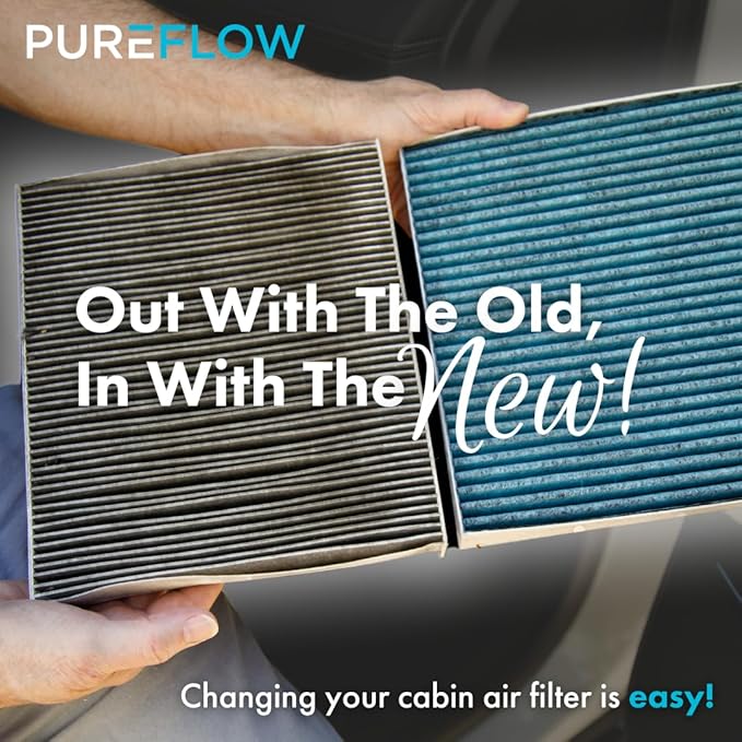 PureFlow Cabin Air Filter PC99237X | Fits 2018-2025 Toyota Camry, 2021-2025 Sienna, 2022-2025 Corolla Cross, 2019-2025 Lexus ES350, 2017-2025 Toyota Hilux, 2022-2025 Lexus NX350