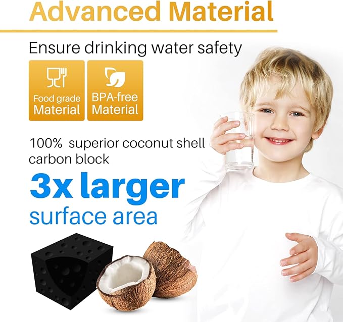 ICEPURE ADQ747935 Refrigerator Water Filter and Air Filter Replacement for LG ® LT1000P®,MDJ64844601, Kenmore Elite 9980, ADQ74793501 LT1000PC ® ADQ74793502, LMXS28626S, LFXS26973S, LT120F®, 4PACK