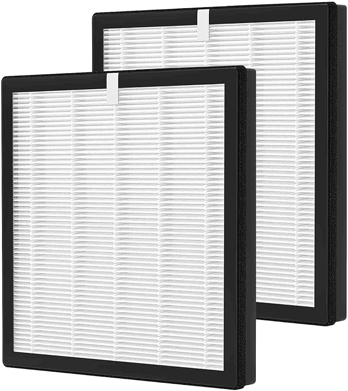 G3 Air Purifier Replacement Filter, Compatible with AMEIFU G3 (Sferf-30) Air Purifier, VEWIOR A3 Air Purifier and Tailulu HQZZ-260, 3-in-1 H13 True HEPA Air Cleaner Filter, 2 Pack