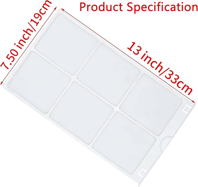 1 Pack WJ85X21746 Air Filter Replacement Parts for Room Air Conditioner Compatible with AHQ06LYW1,AHQ06LYQ1,AHR05LWQ2,AHR05LWQ2,Replaces A0010209471,AP6280063,White