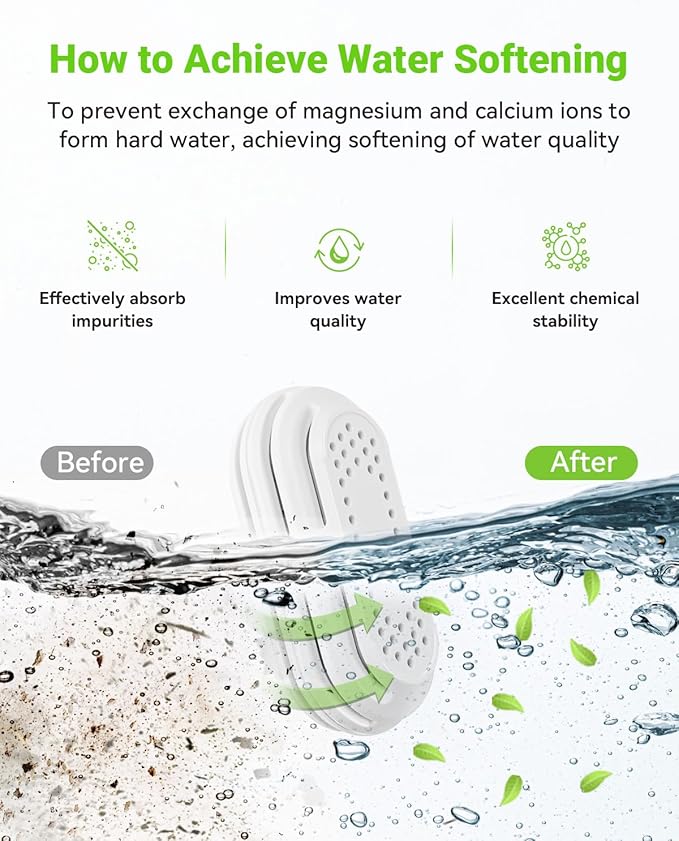 Demineralization Cartridge Compatible with All LEVOIT Top Fill Humidifiers, 8 Pack Humidifier Water Cleaners, Efficiently Eliminate Dust & Odor