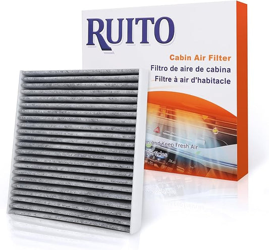 RUITO Cabin Air Filter, Fits 2018-2021 Accent, 2017-2020 Elantra, 2018-2020 Elantra GT, 2019-2024 Forte, 2020-2024 Forte5, 2018-2023 Rio, Replacement for CF12058, WP10319
