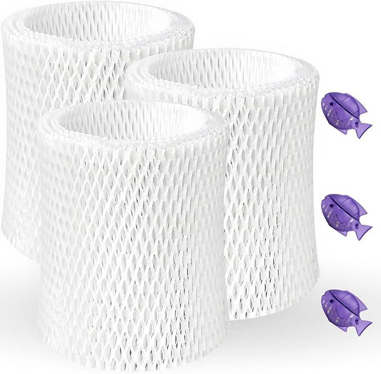 3 Pack Bedside Humidifier Filter Replacement Compatible with Canopy Bedside & Nursery Humidifiers Humidifier Wicking Replacement Filter Wood Pulp & Paper Replace Every 6 Weeks