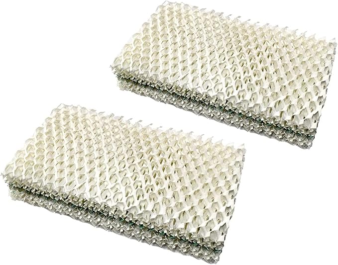 HQRP 2-pack Humidifier Wick Filter Replacement for Sears Kenmore 14909, 14912, 32-14912, 42-14912, Emerson Essick Air AIRCARE HDC-2R & HDC-411, BestAir E2R