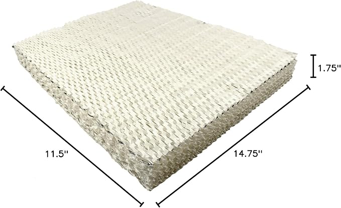 HQRP 2-Pack Wick Filter Compatible with Aprilaire 112, 136, 224, 225, 440, 445, 445A, 448 Humidifiers, Replacement for Aprilaire # 12