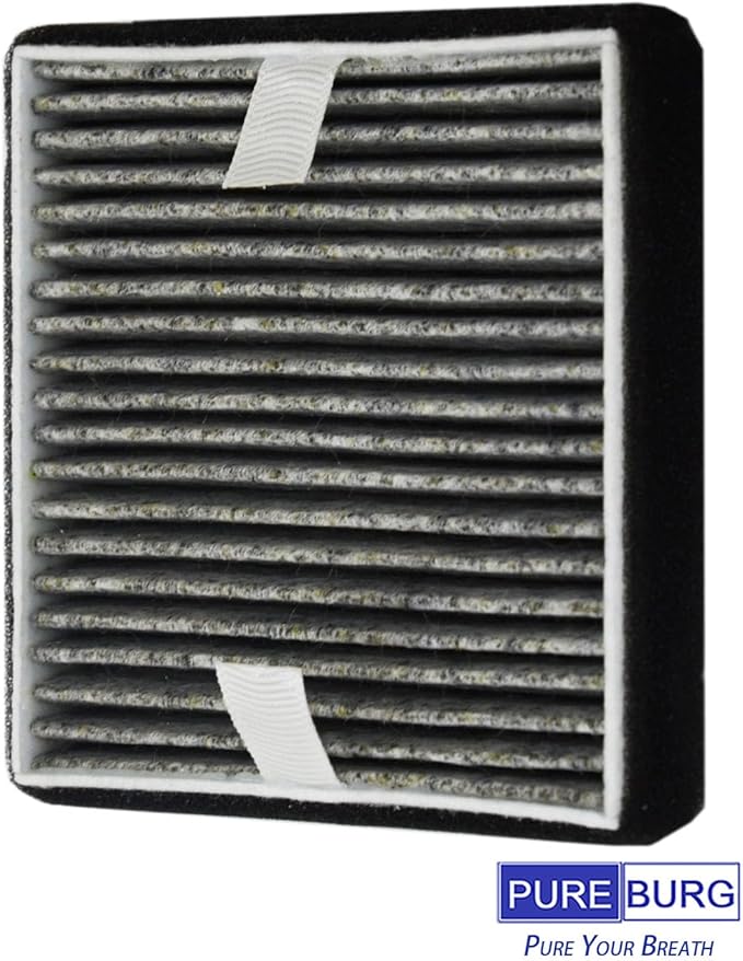 PUREBURG FRF105 Replacement Filters Compatible with Febreze OdorGrab FHT150W Air Cleaner T Filter,4-Pack HEPA Activated Carbon Odor Reducer Air Clean
