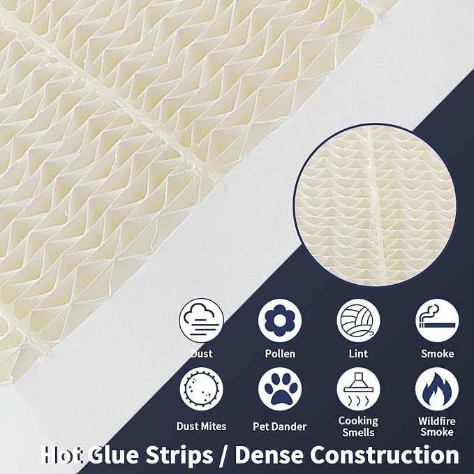 Funmit 1043 Super Humidifier Wick Filter Replacement for Essick Air AIRCARE EP9500, EP9700, EP9800, EP9R500, EP9R800, 821000, 826000, 826800, 831000 and Bemis Space Saver 800 8000 Humidifiers