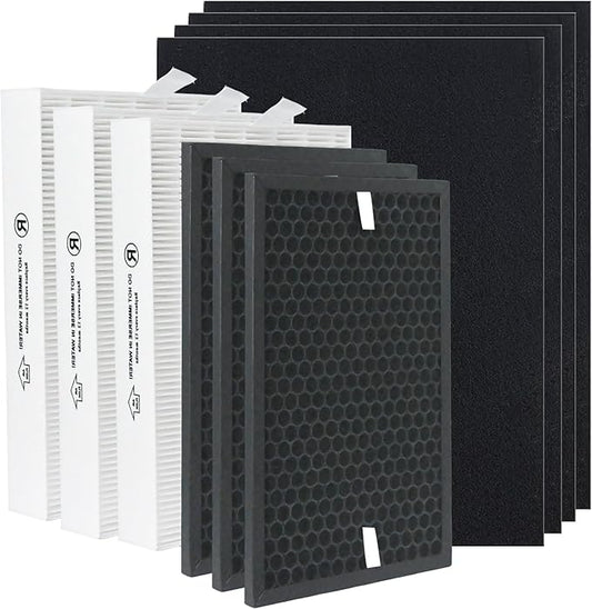 HPA5300B True HEPA Replacement FilterCompatible with Air Purifiers Model HPA5300B HPA5350 & PowerPlus HPA3300 HRF-R3, HRFSC1 Filter S HRF-A300