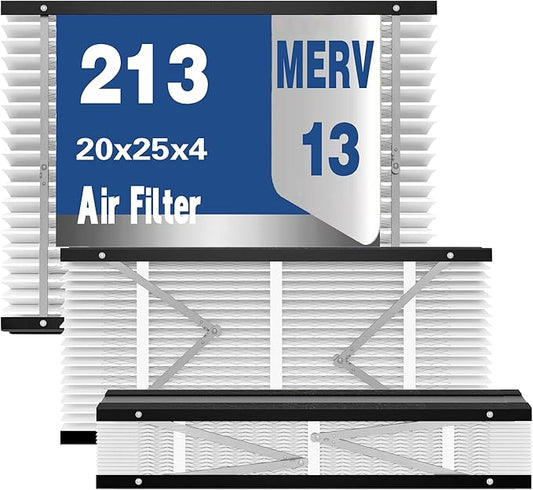 1 Pack 213 Filter Replacement Compatible with AprilAire 213 Whole House Air Purifiers Models,1210,1620,2210,2216,3210,4200,MERV 13 Furnace Filter Replacement,20x25x4inch