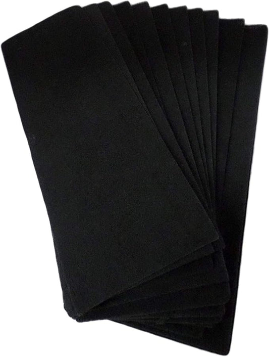 CFS – Pack of 12, Activated Carbon Filters for Floor Vent Heat Register Air Filter – Fresh and Filtered Air for Indoor, Home Filtration – Charcoal Air Filter Sheet- 4"x 12", Black