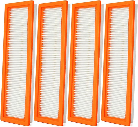 YUXIVCNE 4Pcs RE198488 Cabin Filter Compatible with John Deere Tractor 5525 5320 5325 5420 5425 5520 5525 5603 5625 5725 6100D 6110D 6115D 6125D 6130D 6140D 6403 6603 Replace RE73220 PA30086 WP10160